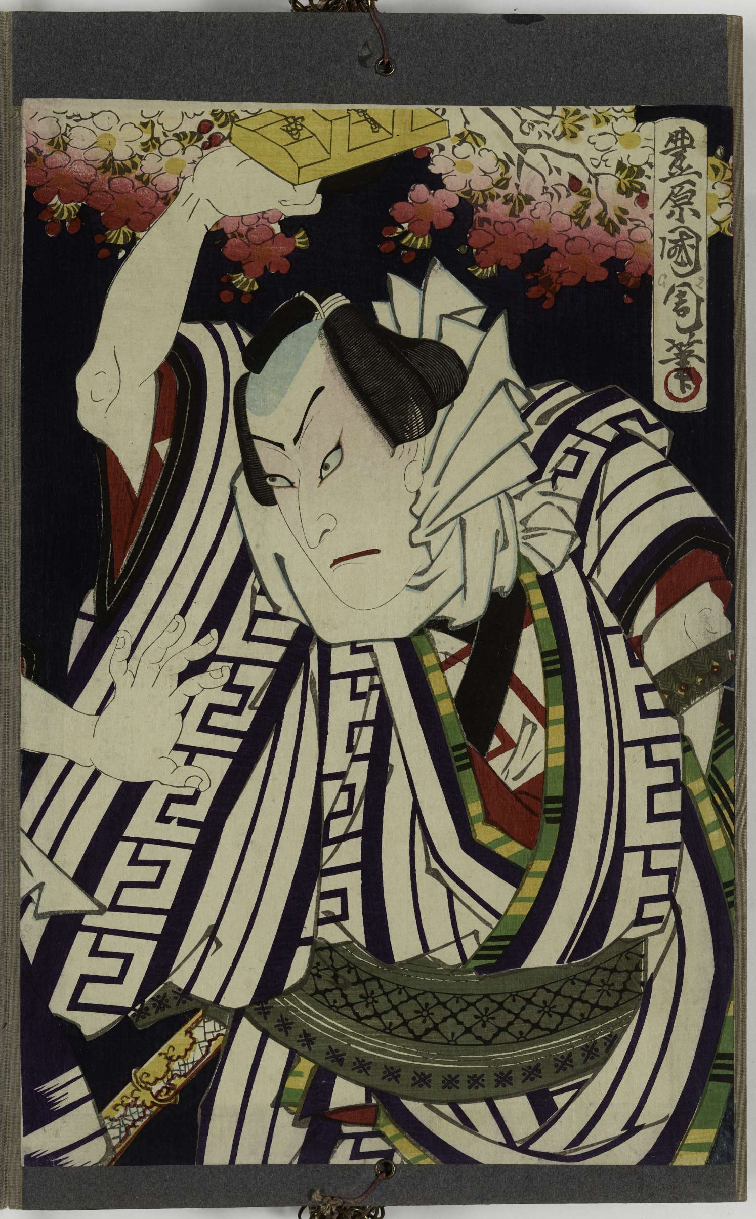 Ukiyo Tohei joué par Bando Hikosaburo