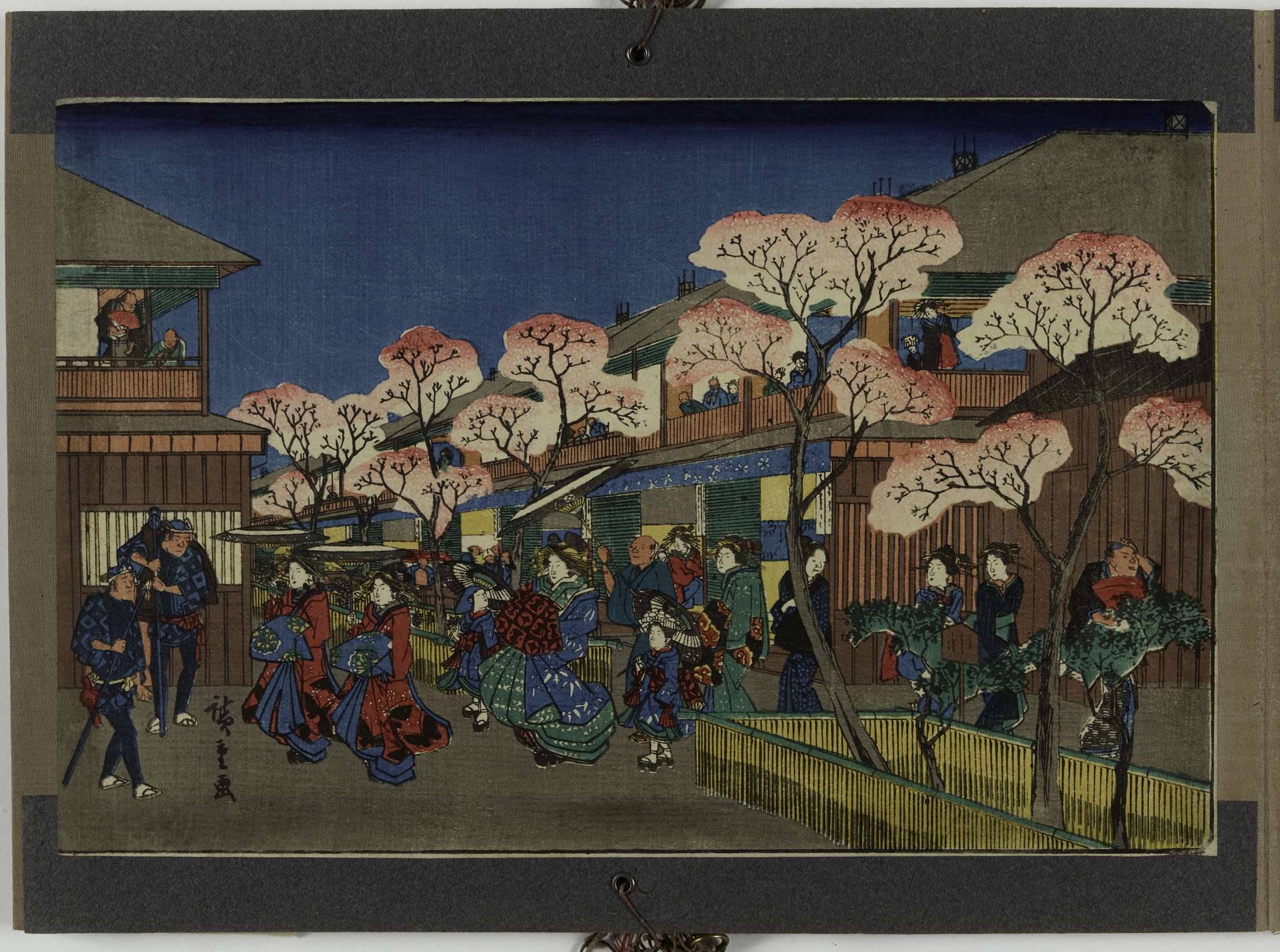 (Fleurs de cerisier à Yoshiwara)